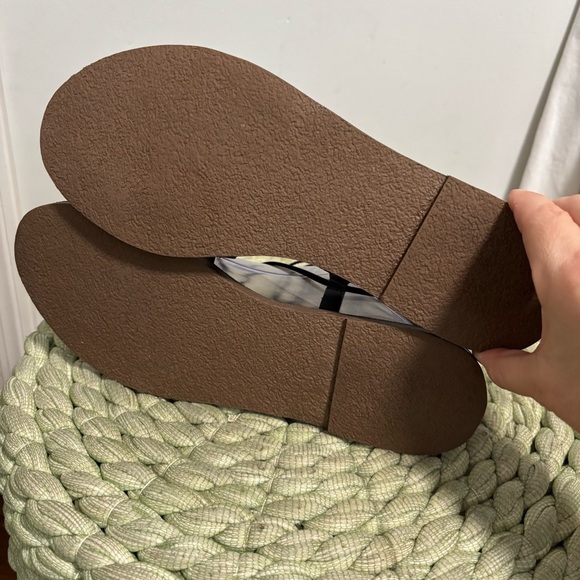 Madewell The Boardwalk Matte Black Leather Lace-Up Flat Sandal Size 9.5 - Picture 11 of 11